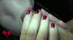 She Sucks My Cock, Spreads Glans, Swallows Sperm