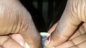 I prepare my penis with ice to get my pussy pounded!