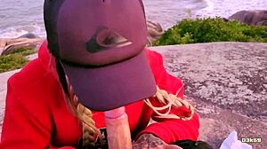 the best public blowjob on a big cock