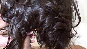 yuki's first blowjob with toys and dildo, so exciting!