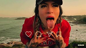 the best public blowjob on a big cock