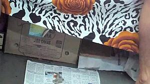 a desi guy masturbates his lund in an indian setting, building up to climax