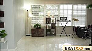 nerdy redhead babysitter always had a crush on her employer