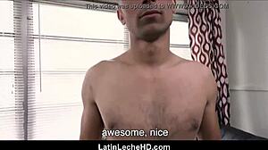 straight spanish latino twink meets gay stranger for cash sex pov