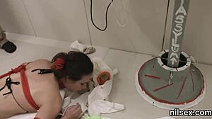 Horny girl taken to anal asylum for wild treatment