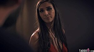 Young escort fulfills client's wish to fuck next to his wife.