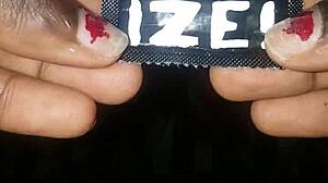 I prepare my penis with ice to get my pussy pounded!