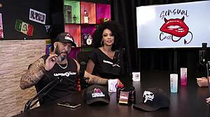 does mayze look sexy in sheer red lingerie?