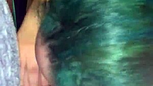 Slut sucking huge dick sloppy deepthroat 😈