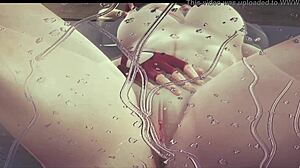 chun li and cammy turn their fight into a sexy fingering battle