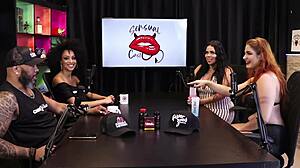 does mayze look sexy in sheer red lingerie?