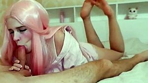 Princess Bu66legum Charms With Legs While Sucking Cock