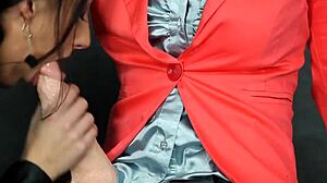 Have you seen this glam lesbian get strapon fucked and cumblasted?