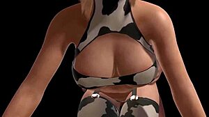 Milf cow in doggy style anal 3D porn