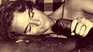Vintage interracial clip hints at forbidden desires