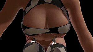 Milf cow in doggy style anal 3D porn