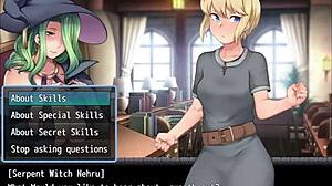 i love watching this blonde explore a monster-filled cave for her lost items