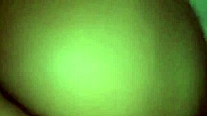 Teen Feels Pleasure Playing with Messy Shaven Pussy