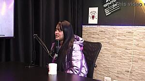 Pamela Sagaz Kisses Famous In Sheer Red