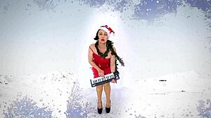 Christmas Is All Around as I'm Santa's Kinky Little Helper in Retro Lingerie for 2023.