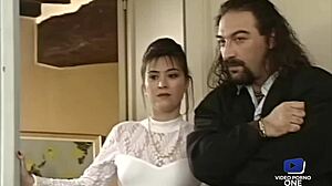 Is Katrine Lille's ass getting destroyed by a stranger in this sexy amateur threesome?