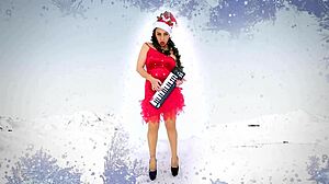 Christmas Is All Around as I'm Santa's Kinky Little Helper in Retro Lingerie for 2023.