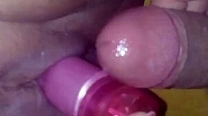 Fat ass says, 'Want to play with my wet toys?'