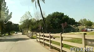 Hairy teen pussy gets cumshots pov.