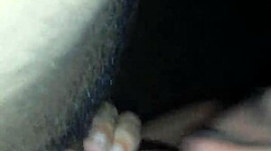 Latina deepthroats big black cock and swallows cumshot. She takes it deep and hard.
