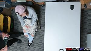 Watch That Tiny Teen Get Caught!