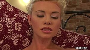 Caylian curtis slips into her panties and grabs a dildo for some intense solo play with her trimmed pussy