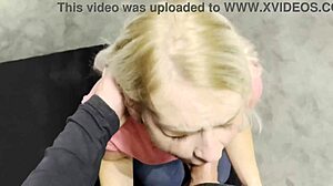 Kristy Delivers Rough Deepthroat Blowjob With Natural Tits In First Scene