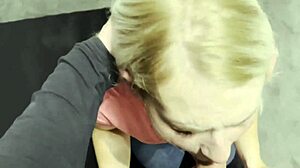 Kristy Delivers Rough Deepthroat Blowjob With Natural Tits In First Scene