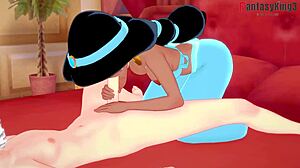 princ jasmine gets fucked pov in this arab cartoon