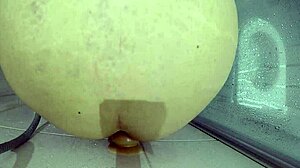 Dickes Opfer Blutiger Dildofick In Der Dusche!