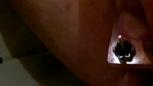 mistress kicks balls in garage for orgasm