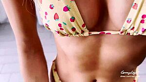 Step Mom Assists Step Son In Panties For Quick Cum