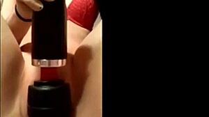 Teen masturbates close up on amateur webcam