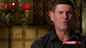 Joe and Kristen dip into the pool, foreplaying with swingers in a group blowjob session