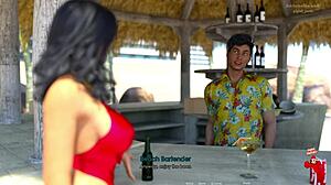 Anna Naked On Beach In Exciting Affection Episode 57 With Big Tits And Shaved Pussy