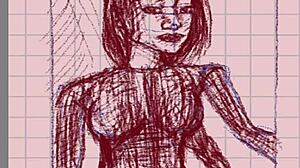 Drawing Stunning Asian Milf in Hot Hentai Action Just for You on Xvideos