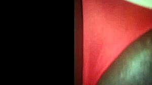 The guy enjoyed an intimate moment with the woman.