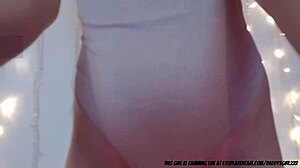 with an ass like that, she's a slut in cosplay masturbating on webcam chat