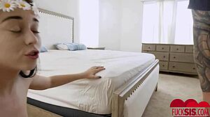 Bambi Black Takes Tripod and Flesh Rod in Wild Action