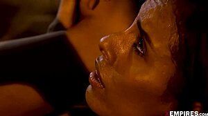 Alice lins' greedy friend craves more after licking pussy and ass with toys