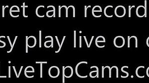 Cam Girl Secretly Fingers Her Wet Pussy on Webcam for Voyeurs at Livetopcams