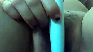 toying my asian milf pussy with toys, feeling so good