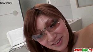 Exclusive POV ANAL scenes with Japanese MILF Mariko in lingerie, ending in cumshot.