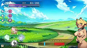 anime hentai game sex with minos-chan muscle girl conquest