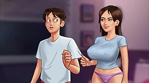 I'm exploring summertime saga 211 with shaved pussy and big cock riding scenes